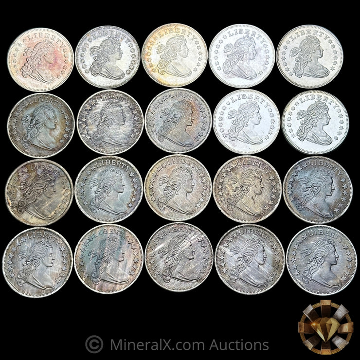 x20 1oz Liberty Bust Vintage Silver Coin Lot