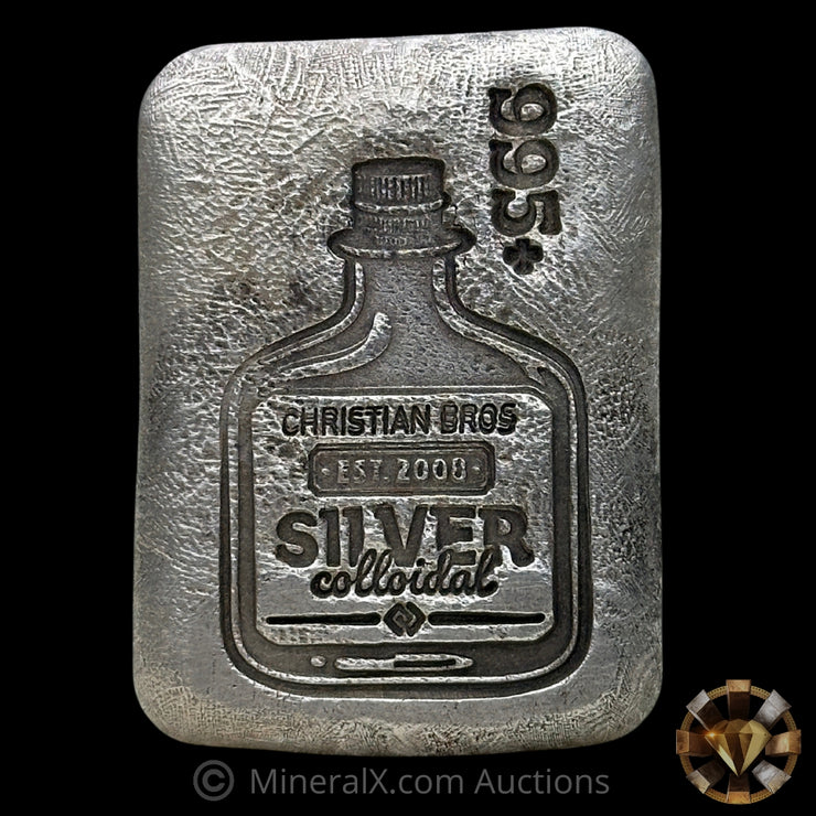 4oz Dennis England Colloidal Silver Fantasy Silver Bar