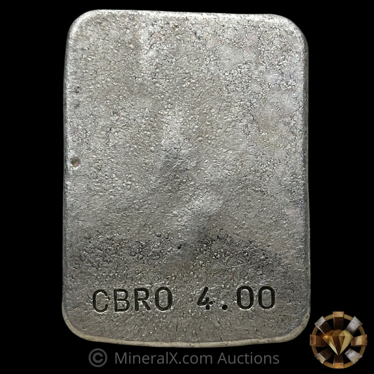 4oz Dennis England Colloidal Silver Fantasy Silver Bar