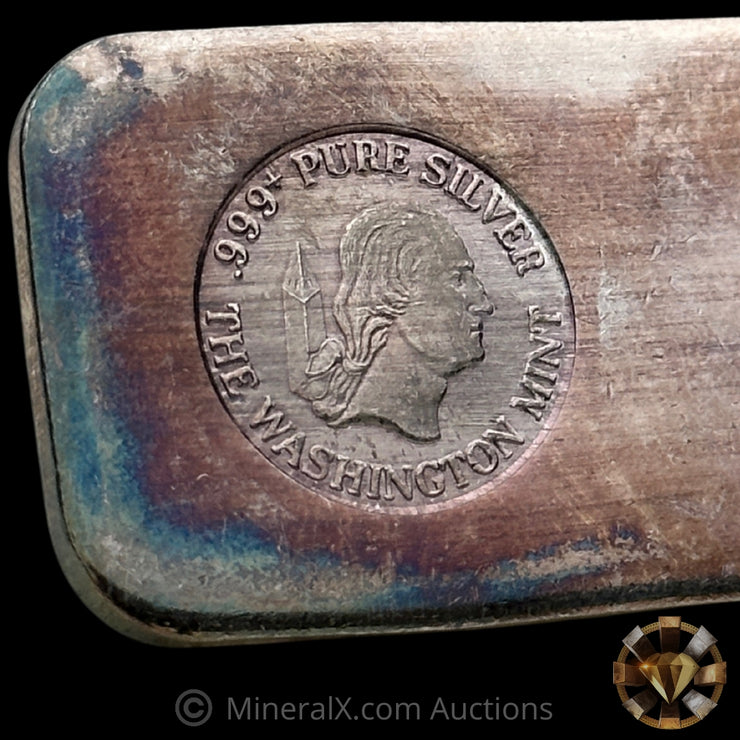 1oz The Washington Mint Vintage Silver Bar