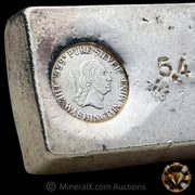 5.4oz The Washington Mint Odd Weight Vintage Silver Bar With Deep Struck Hallamark