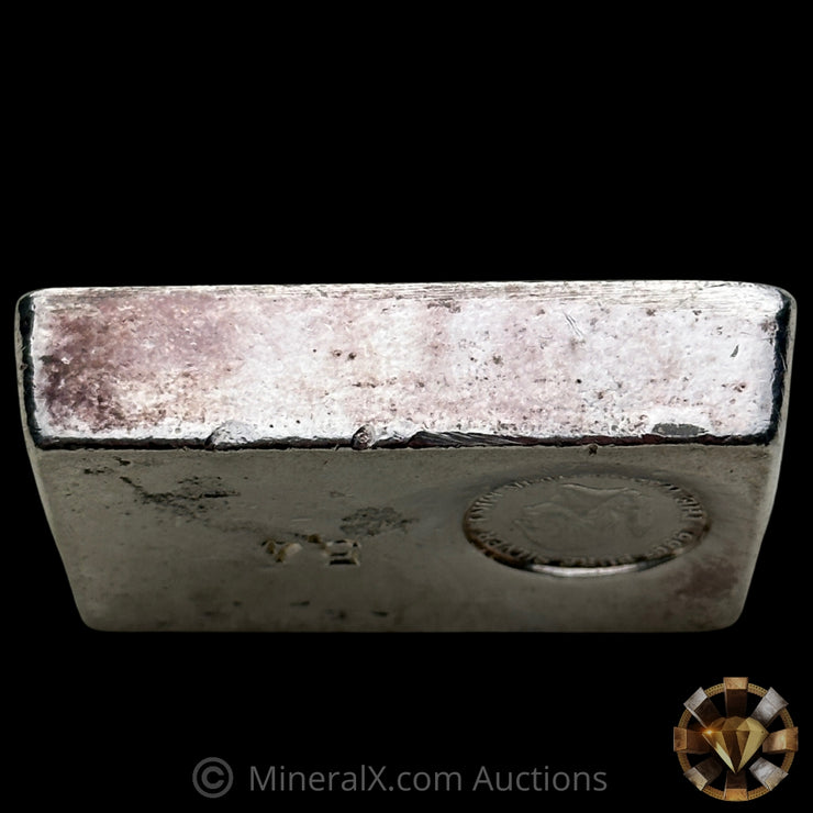 5.4oz The Washington Mint Odd Weight Vintage Silver Bar With Deep Struck Hallamark