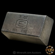 7oz Engelhard E Logo Industrial Extruded Vintage Silver Bar