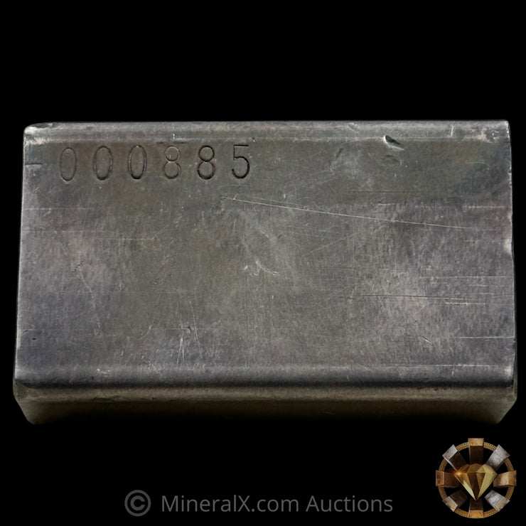 7oz Engelhard E Logo Industrial Extruded Vintage Silver Bar