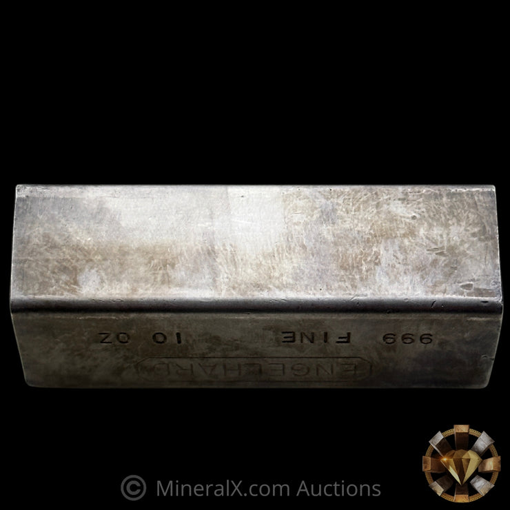 10oz Engelhard Full Hallmark Industrial Extruded Vintage Silver Bar