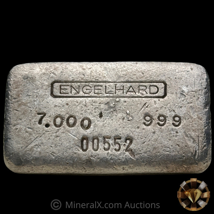 7oz Engelhard 1st Series Top Hallmark Vintage Silver Bar
