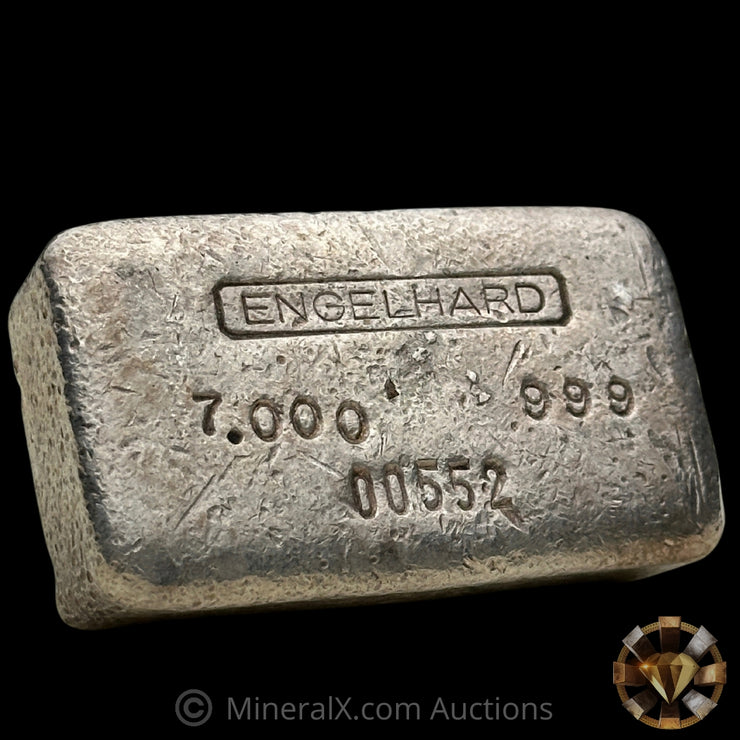 7oz Engelhard 1st Series Top Hallmark Vintage Silver Bar