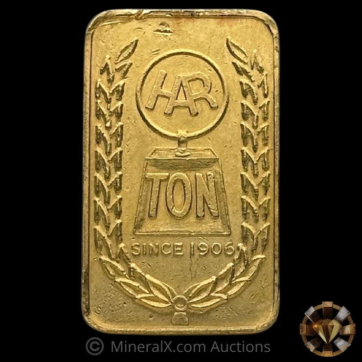 10g Harringtons Australia Rare Undocumented "9999 Premium" Variety Vintage Gold Bar