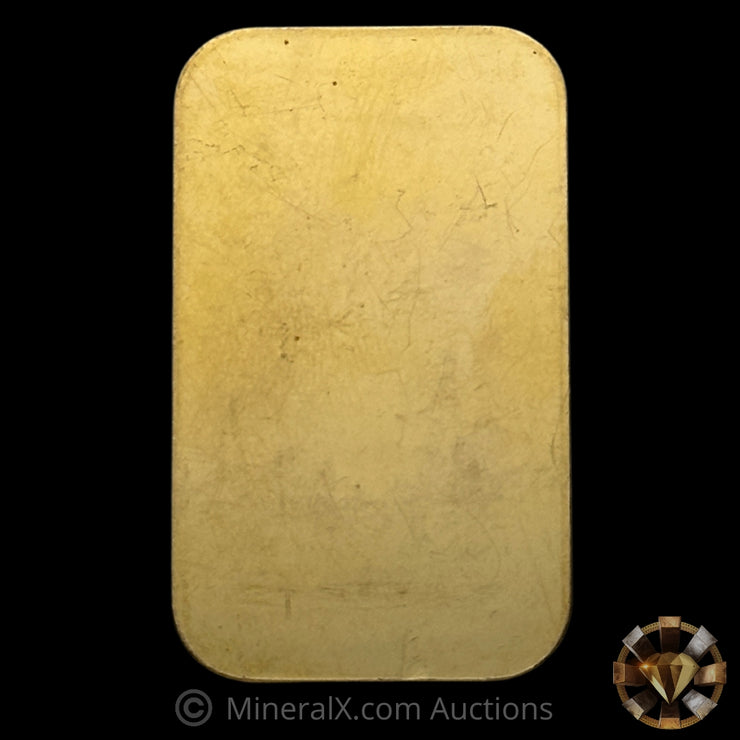 1/2oz JM Johnson Matthey Vintage Gold Bar With Low Serial