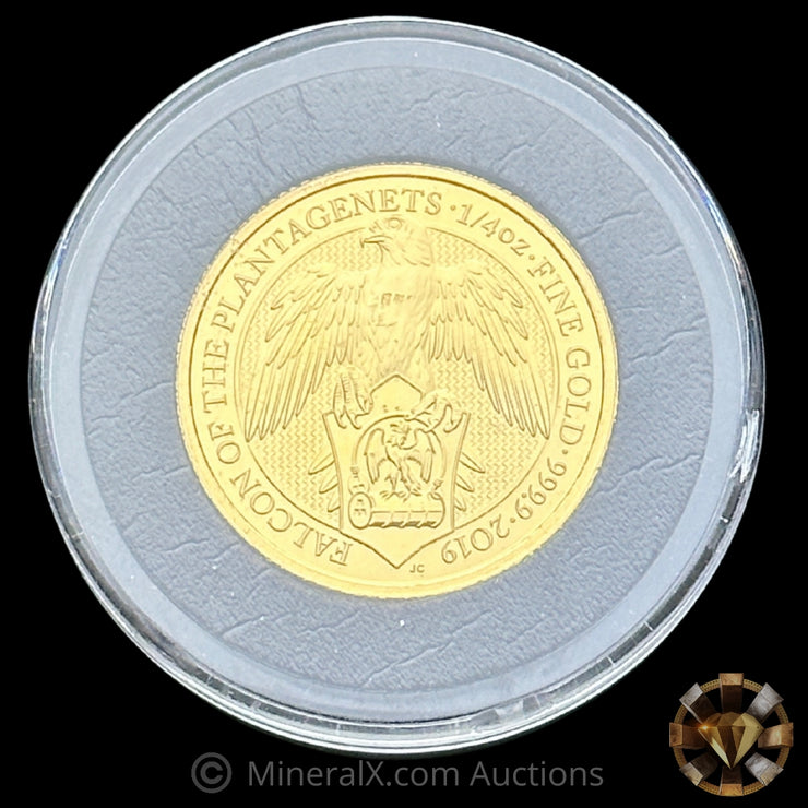 1/4oz 2019 Falcon 25 Pounds Gold Coin