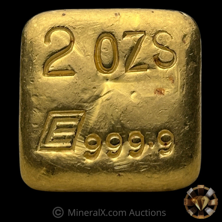 2oz Engelhard London Vintage Gold Bar