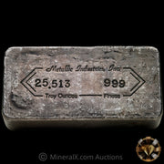 25.513oz Metallic Industries Inc Vintage Silver Bar