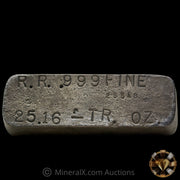 25.16oz RR Vintage Silver Bar