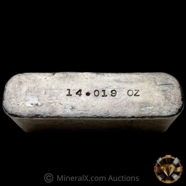 14.019oz Gulf Coast Coin Houston TX Vintage Silver Bar