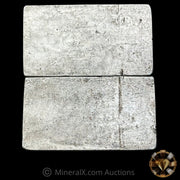 x2 25oz Delta Smelting & Refining Vintage Silver Bars With Sequential Serial Numbers