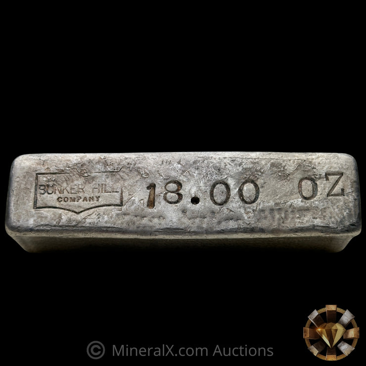 18oz The Bunker Hill Company Vintage Silver Bar