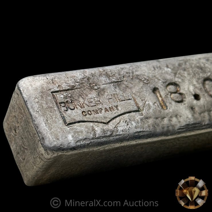 18oz The Bunker Hill Company Vintage Silver Bar