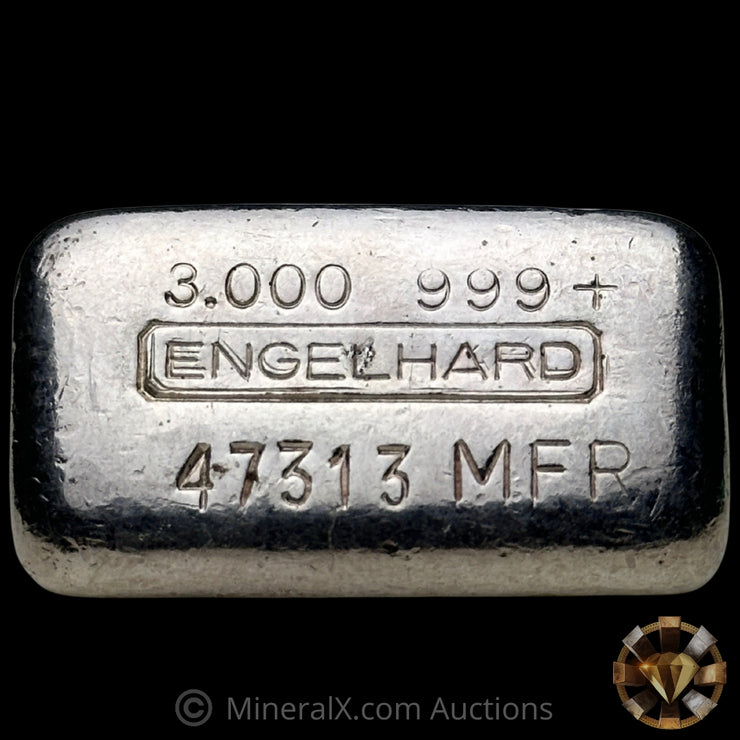 3oz Engelhard MFR Vintage Silver Bar