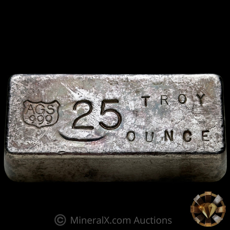 25oz AGS American Gold & Silver Vintage Silver Bar