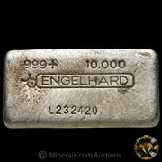 10oz Engelhard 1. Prefix Bull Logo Vintage Silver Bar