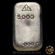 5oz Delta Smelting & Refining Vintage Silver Bar