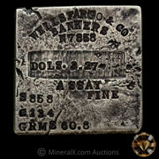 1.95oz Wells Fargo & Co Bankers Fantasy Sterling Silver Bar