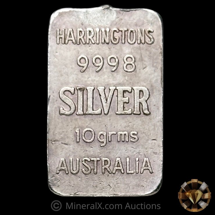 10g Harringtons Australia Vintage Silver Bar