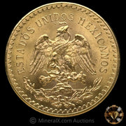 37.5g (1.2057oz) 1821 - 1947 50Pesos Mexican Centenario Gold Coin BU