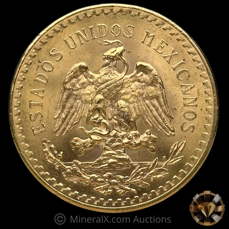 37.5g (1.2057oz) 1821 - 1947 50Pesos Mexican Centenario Gold Coin BU