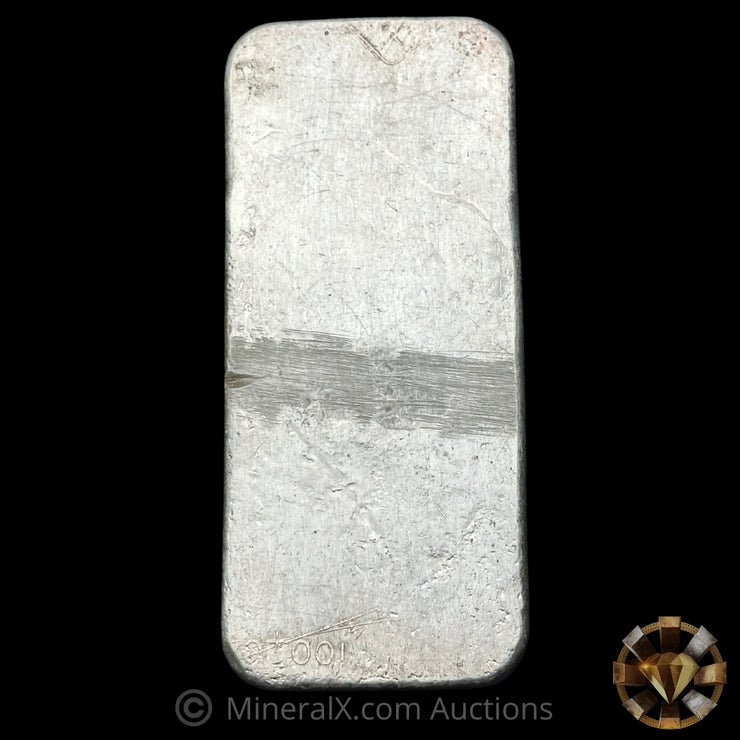500g JM Johnson Matthey S Serial Vintage Silver Bar