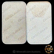 x2 1oz Engelhard Australia Vintage Silver Bar Lot (Frosted & Unfrosted E Varieties)