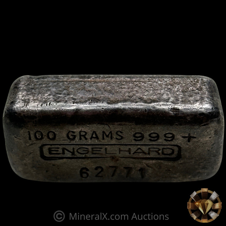 100g (100 Grams) Engelhard Vintage Silver Bar