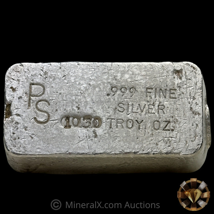 10.3oz PS Placer Sierra Vintage Silver Bar