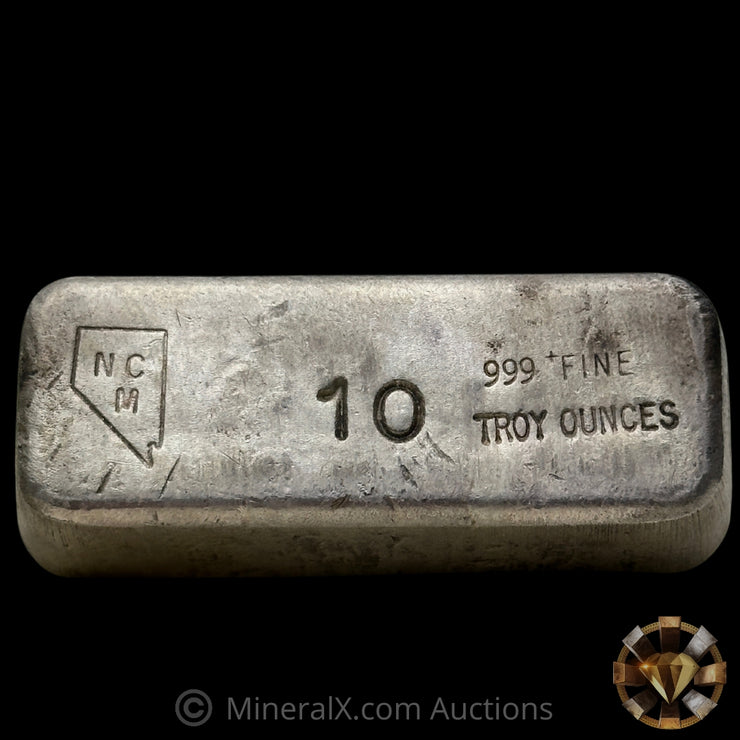 10oz NCM Nevada Coin Mart Vintage Silver Bar