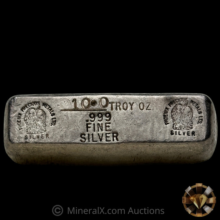 10oz Phoenix Precious Metals Vintage Silver Bar