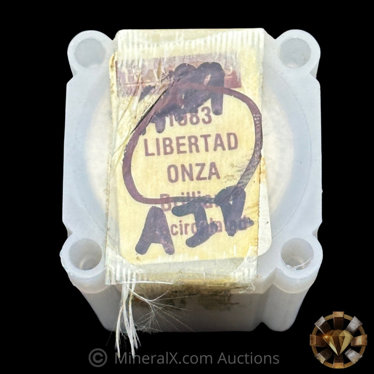 x20 1oz 1983 Libertad Onza Vintage Silver Coin Roll BU