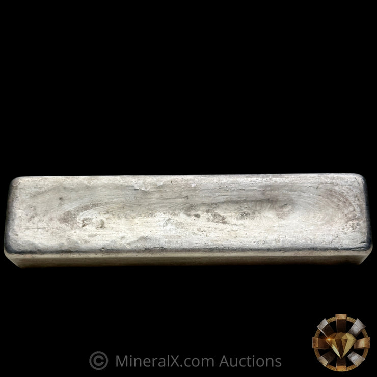 50.26oz Geomin Australia Rare Reverse Stamp Vintage Silver Bar