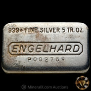 5oz Engelhard P Loaf Vintage Silver Bar