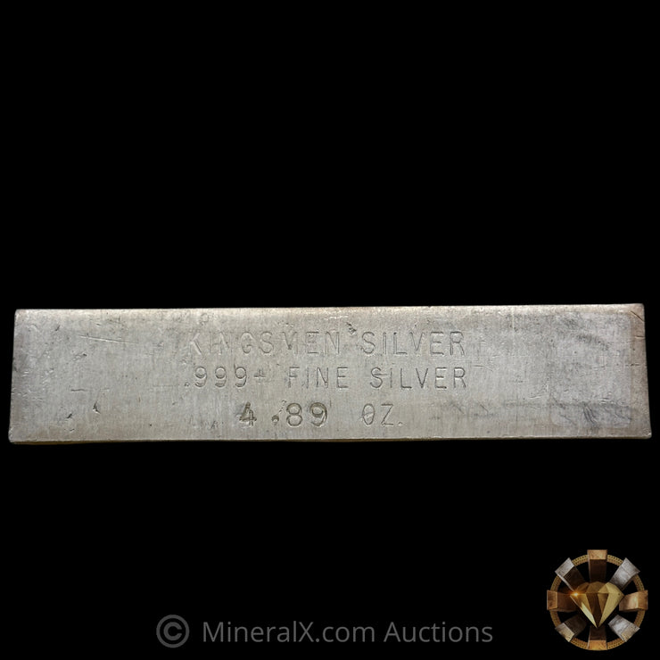 4.89oz Kingsmen Vintage Silver Bar