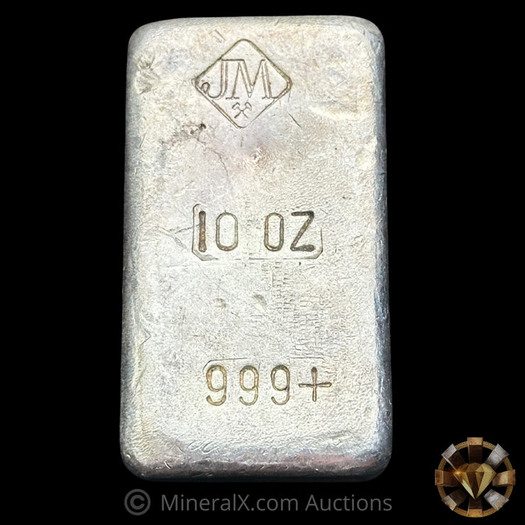 10oz JM Johnson Matthey Vintage Silver Bar