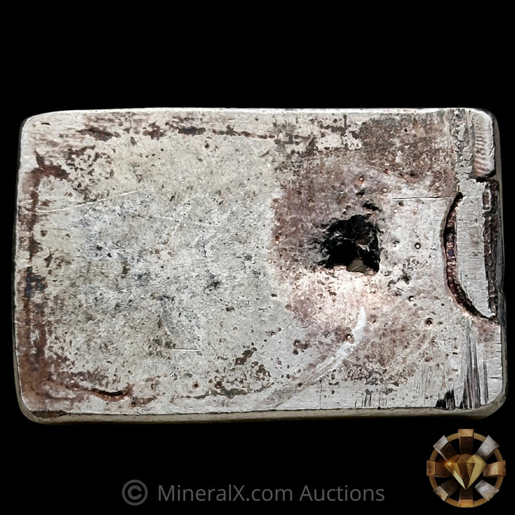 5.6oz The Washington Mint Odd Weight Vintage Silver Bar With Deep Struck Hallmark