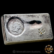 3.5oz The Washington Mint Unique Odd Weight Class Vintage Silver Bar With Deep Struck Hallmark