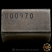 3oz Engelhard E Logo Industrial Extruded Vintage Silver Bar