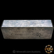 16.075oz (1/2Kilo) Engelhard 0 leading 5 Digit Variety Bull Logo Extruded Vintage Silver Bar
