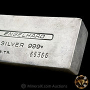 16.075oz (1/2Kilo) Engelhard 5 Digit Variety Bull Logo Extruded Vintage Silver Bar