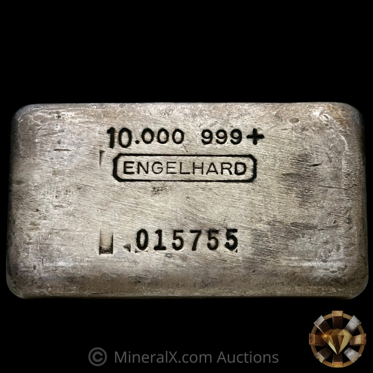 10oz Engelhard 0 Leading 4th Series Vintage Silver Bar