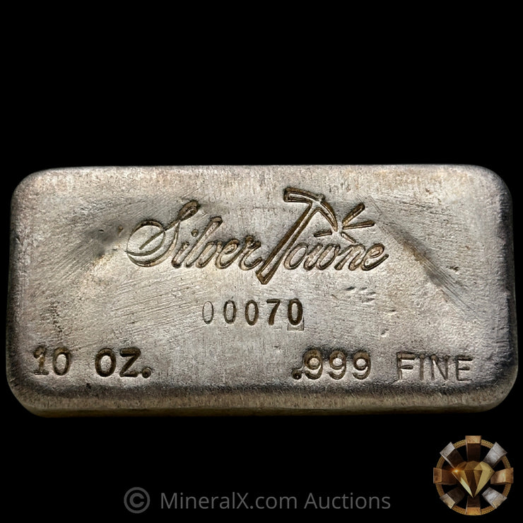 10oz Silvertowne Vintage Silver Bar With Low Serial