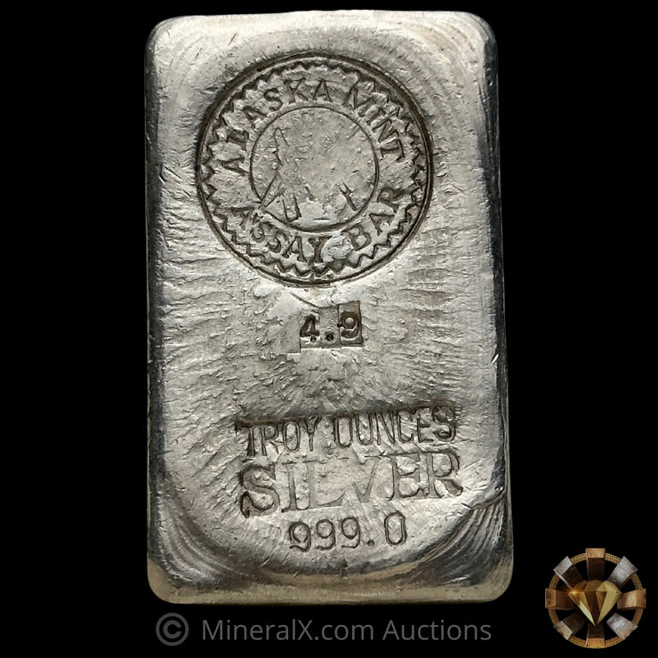 4.3oz Alaska Mint Silver Bar