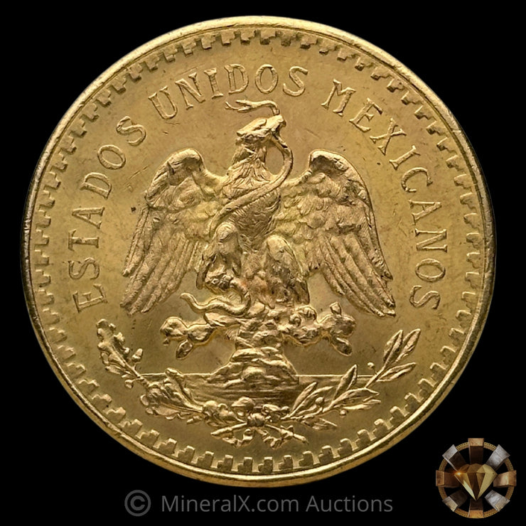 37.5g (1.2057oz AGW) 1821 - 1947 50Pesos Mexican Centenario Gold Coin BU