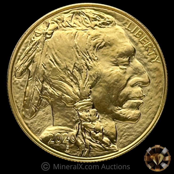 1oz 2020 $50 US Buffalo Gold Coin BU